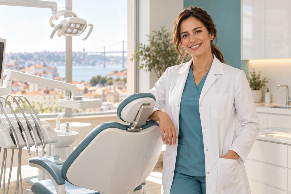 Imagem ilustrativa para o exemplo de clínica dentária.